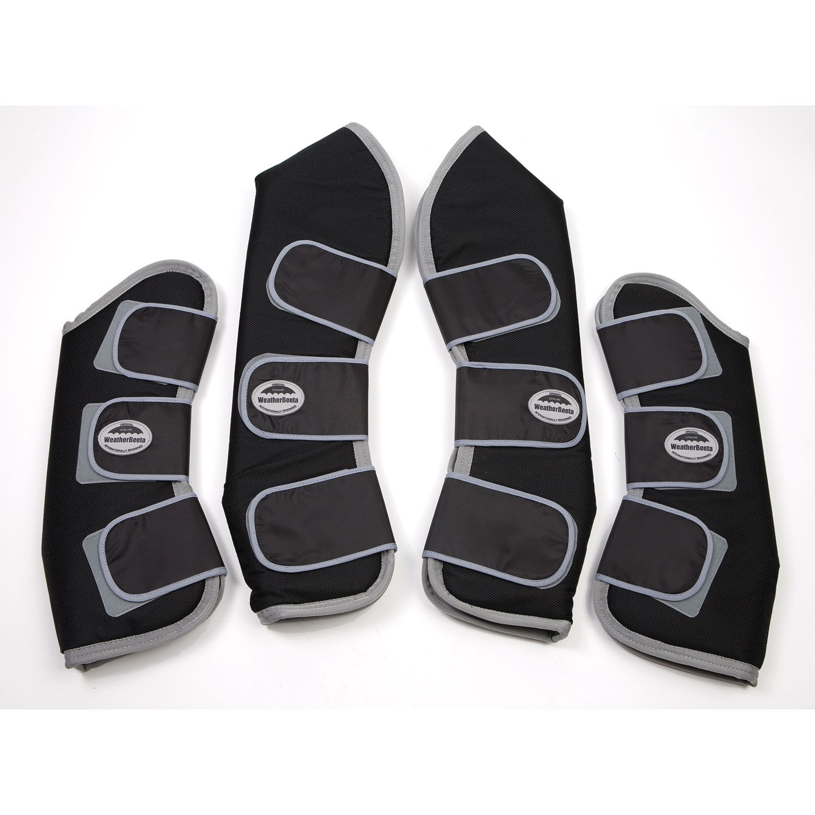 Guêtres de transport à attaches larges Weatherbeeta, Black/Silver, C