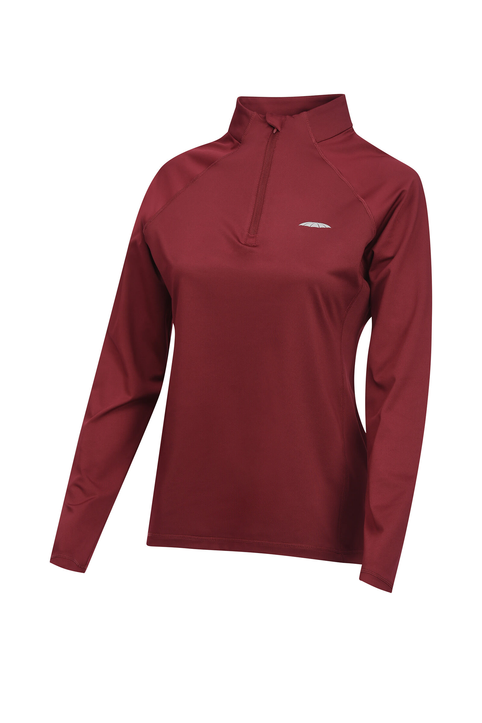 Weatherbeeta Prime Women's Long Sleeve Shirt, Maroon Dark Red, L