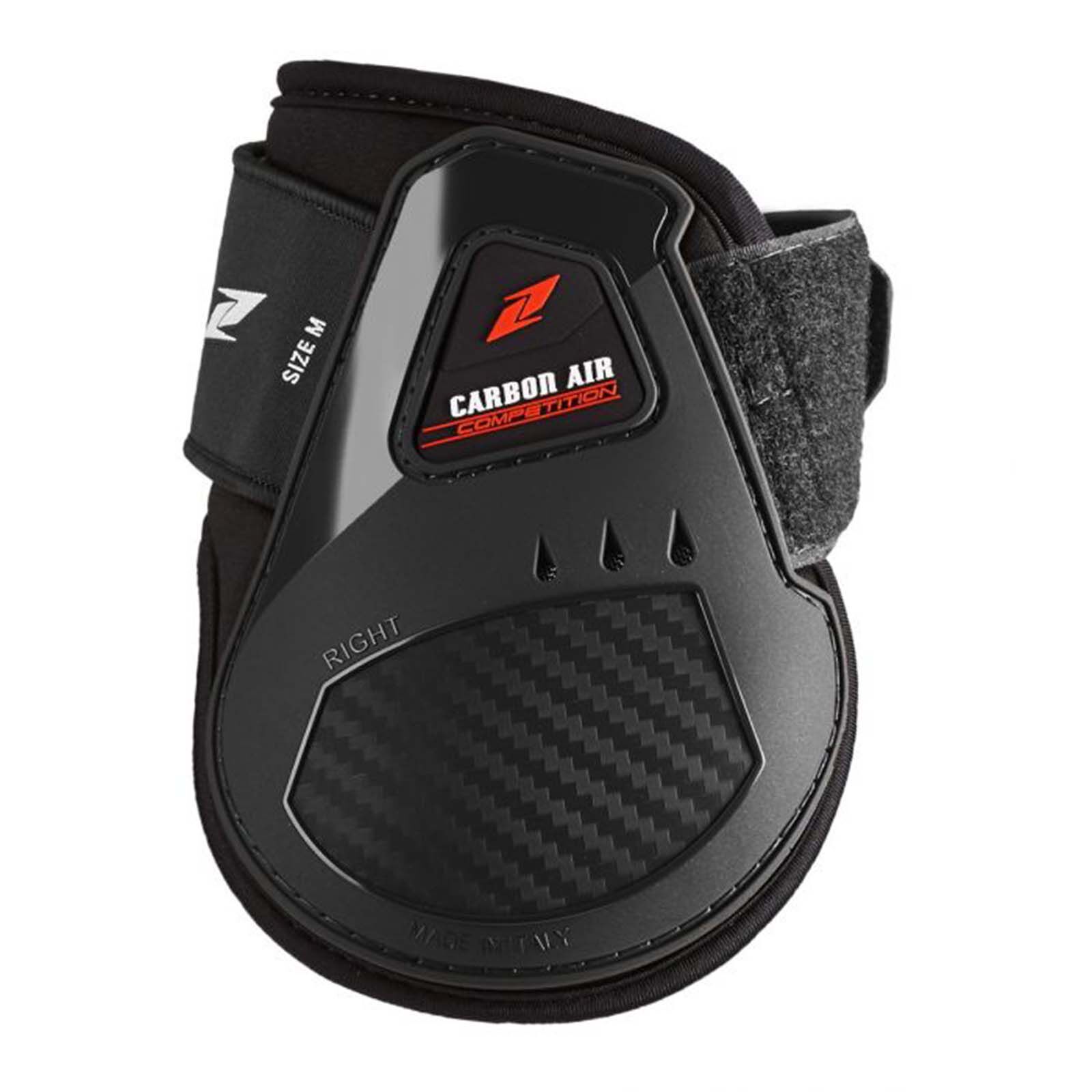 Zandona Carbon Air Young Competition Fetlock Boots, Black/Black, L