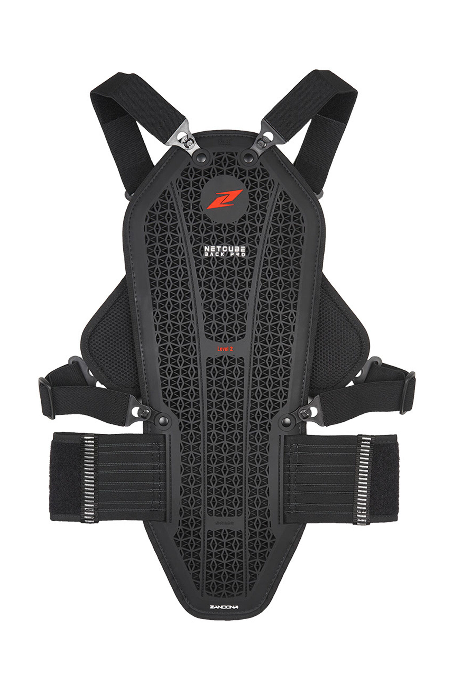 Zandona Netcube Armor x6 (178-187cm) bröst- och kroppsskydd, Black, XS