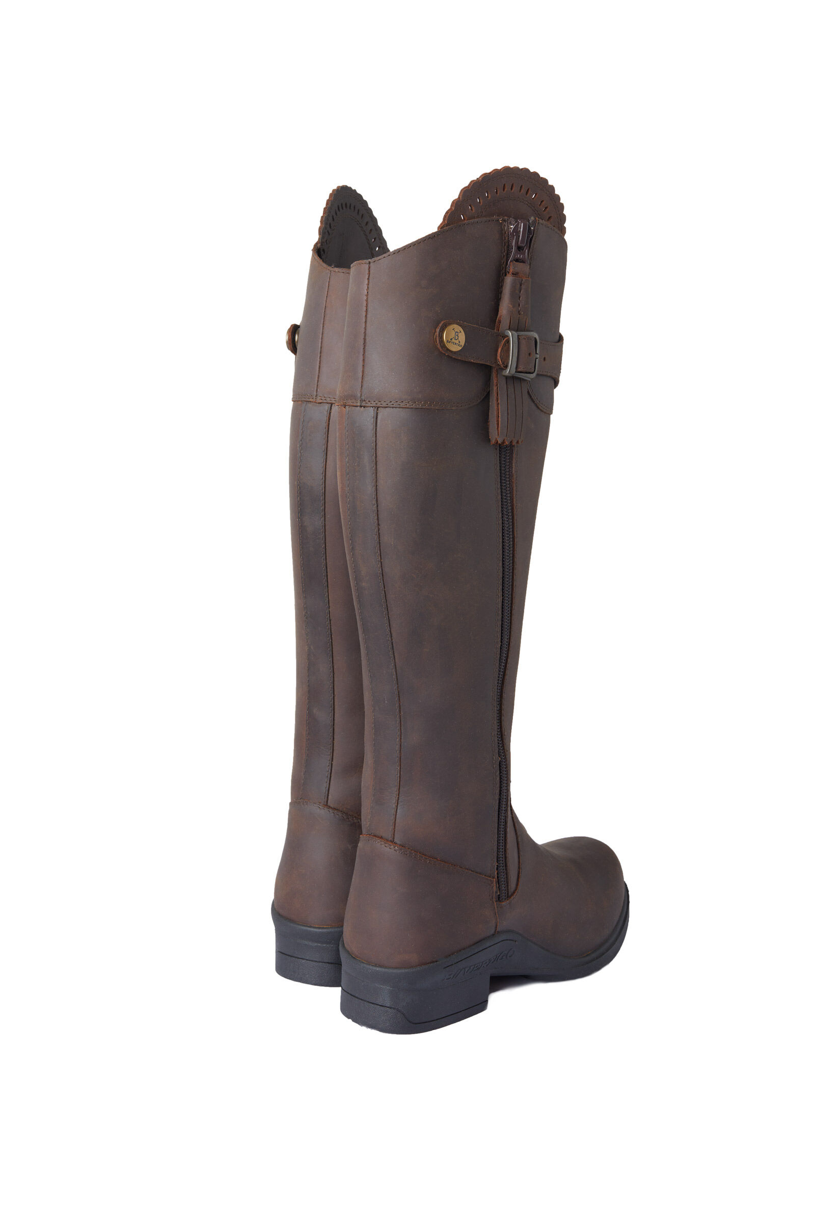 Ladies waterproof leather deals country boots