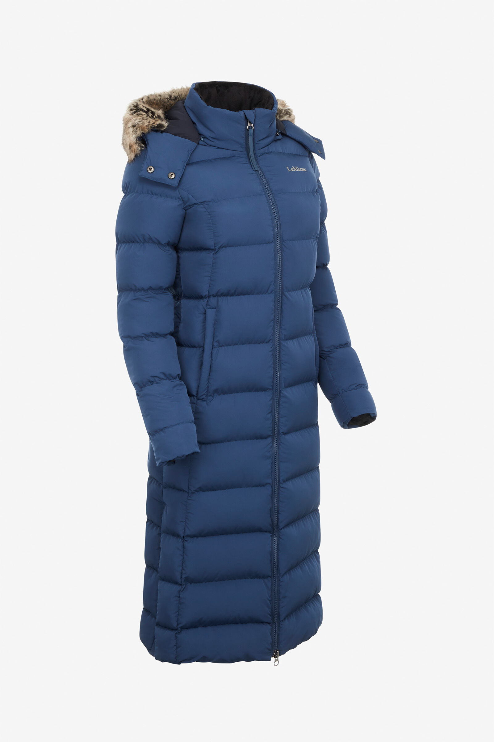 Harper quilted longline coat clearance
