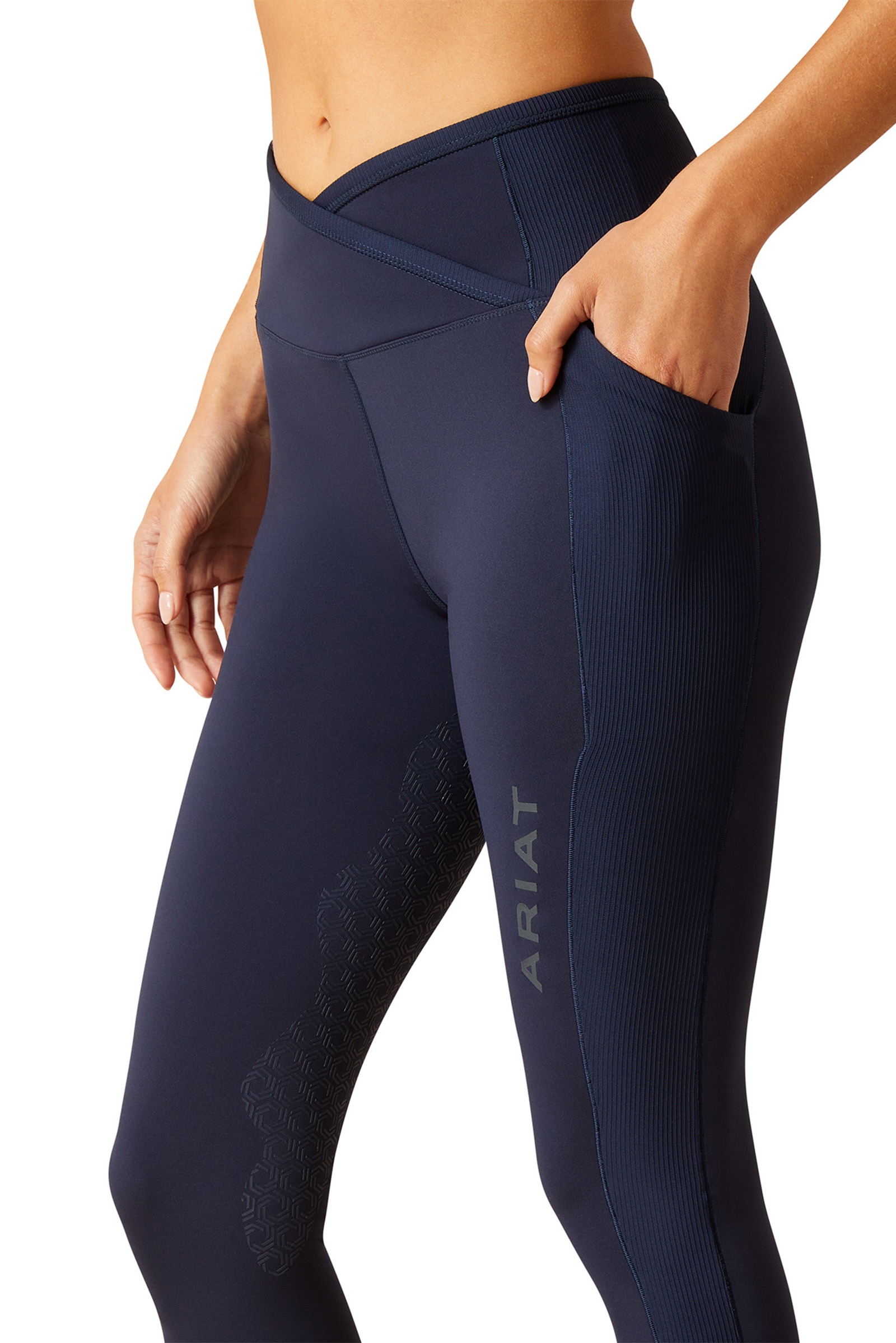 Ariat Womens Prevail Insulated Full Seat Tights - Navy Reflective - For The  Rider from Oakfield