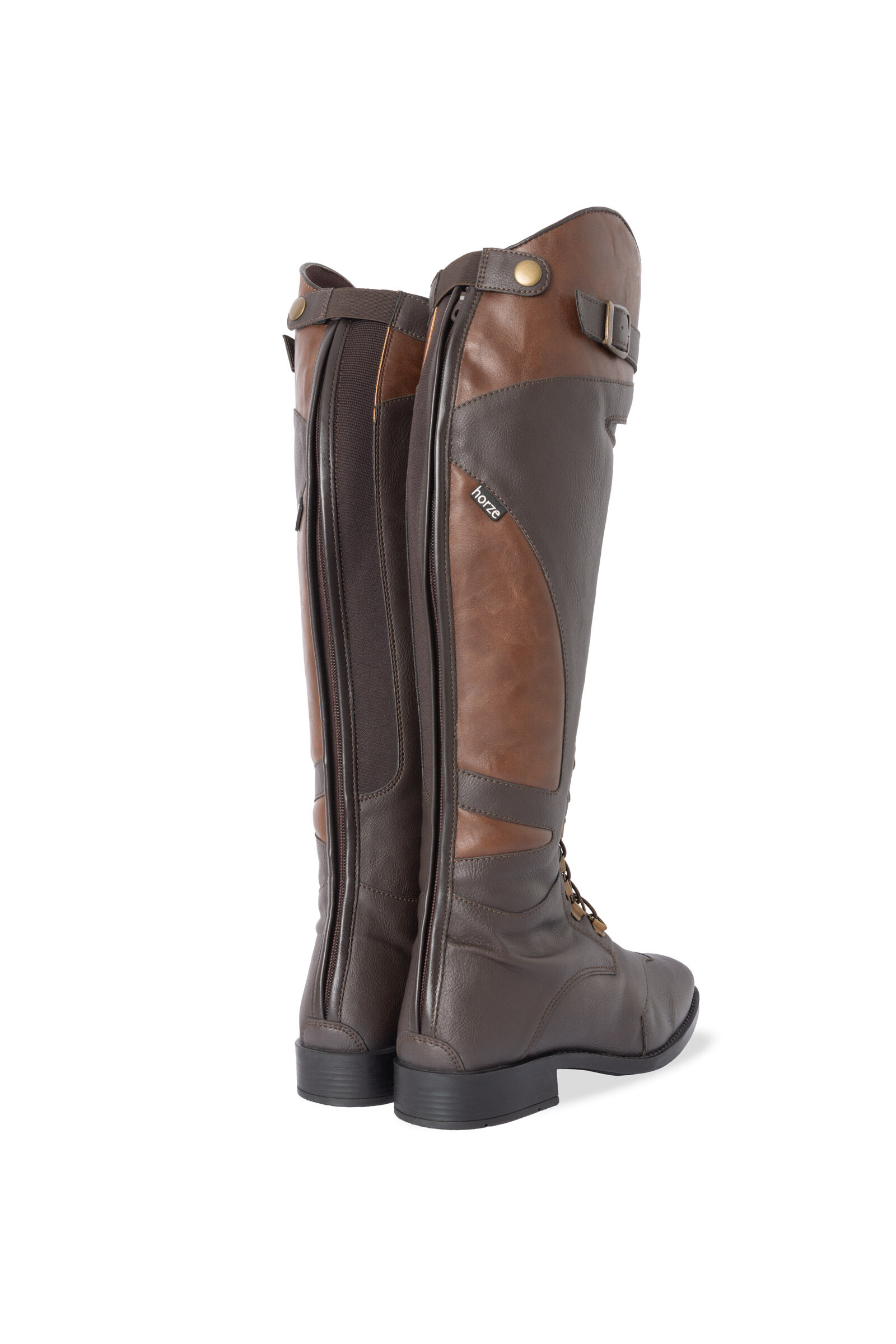 Buy Synthetic Tall Boots with Side Buckle Leg Strap horze