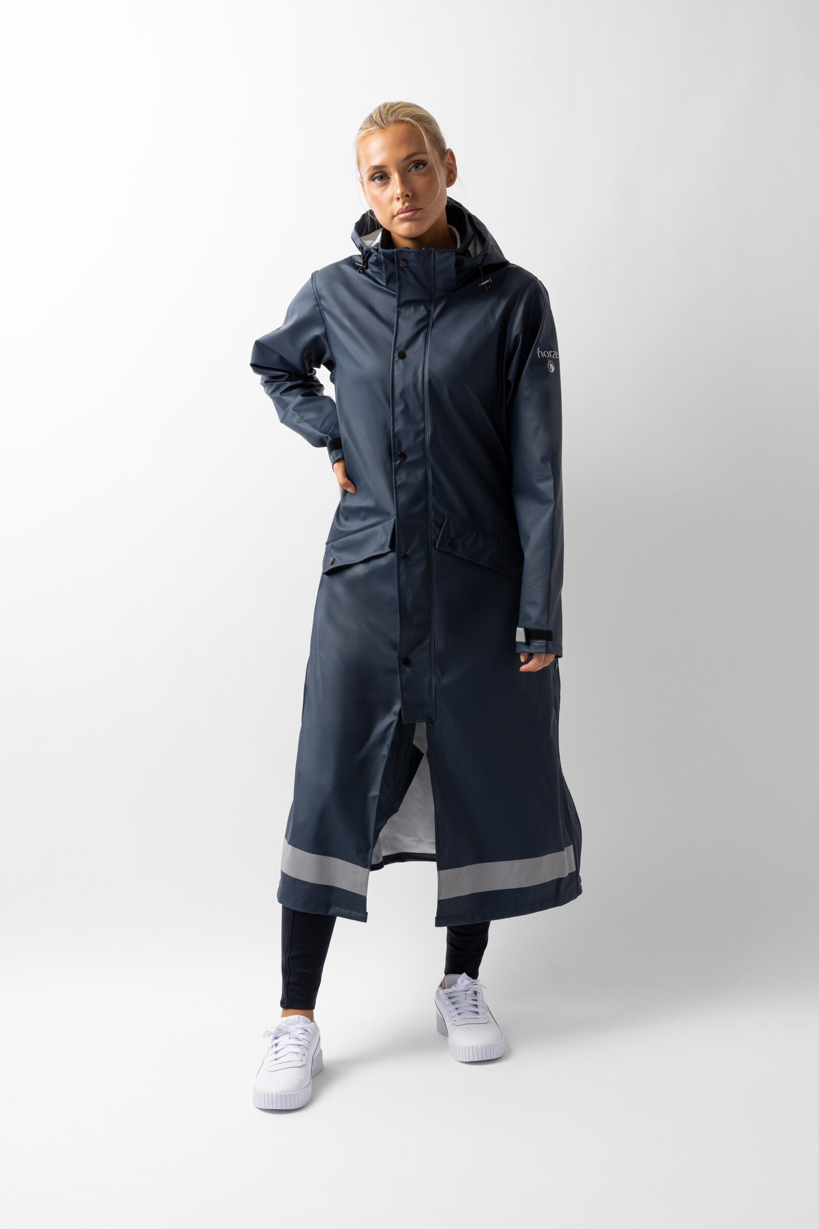 Three Weather ロンスケ Buy Horze Hazel Women's Long Raincoat with Slits | horze.com