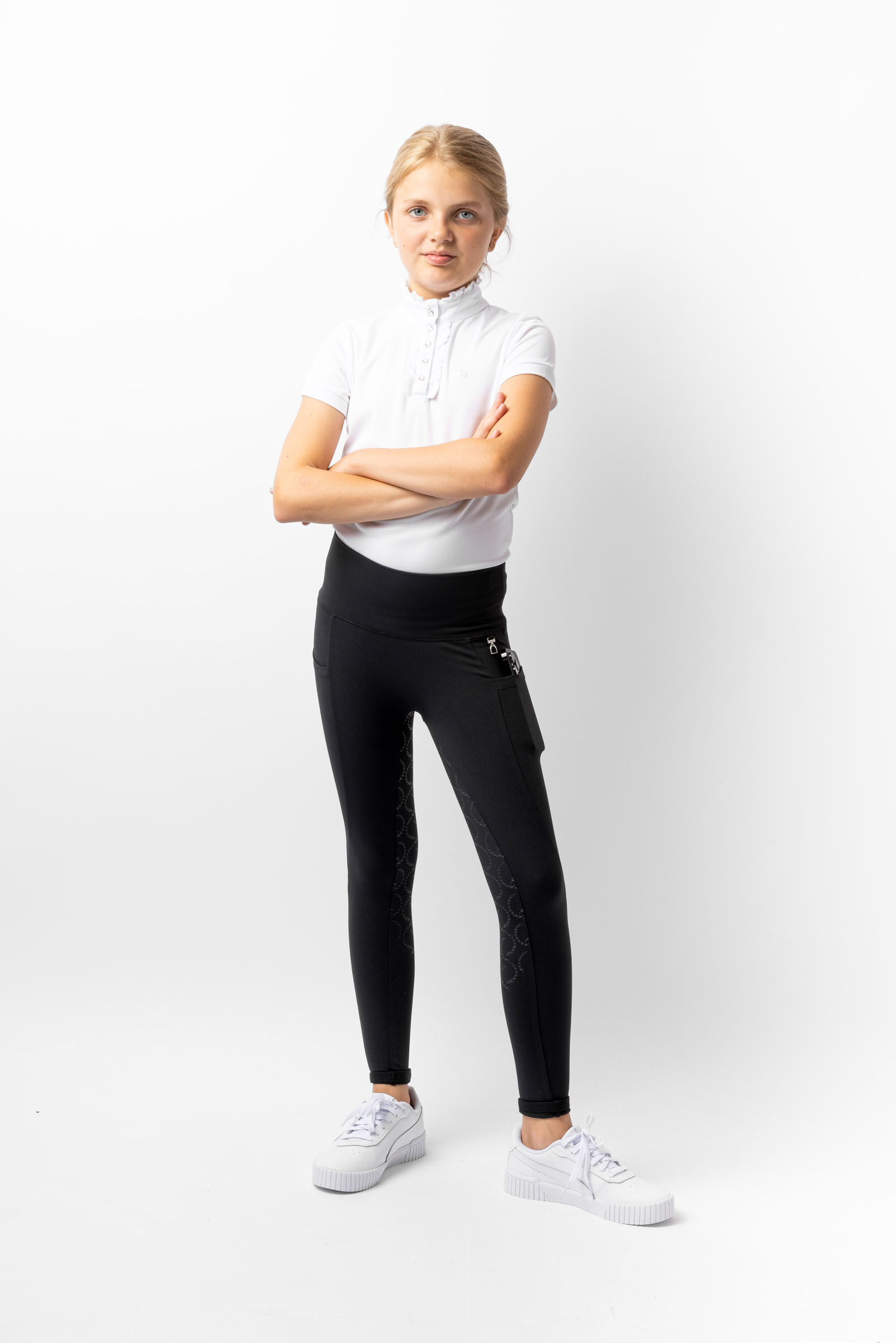 Buy Horze Gillian Kids Full Seat Compression Tights horze