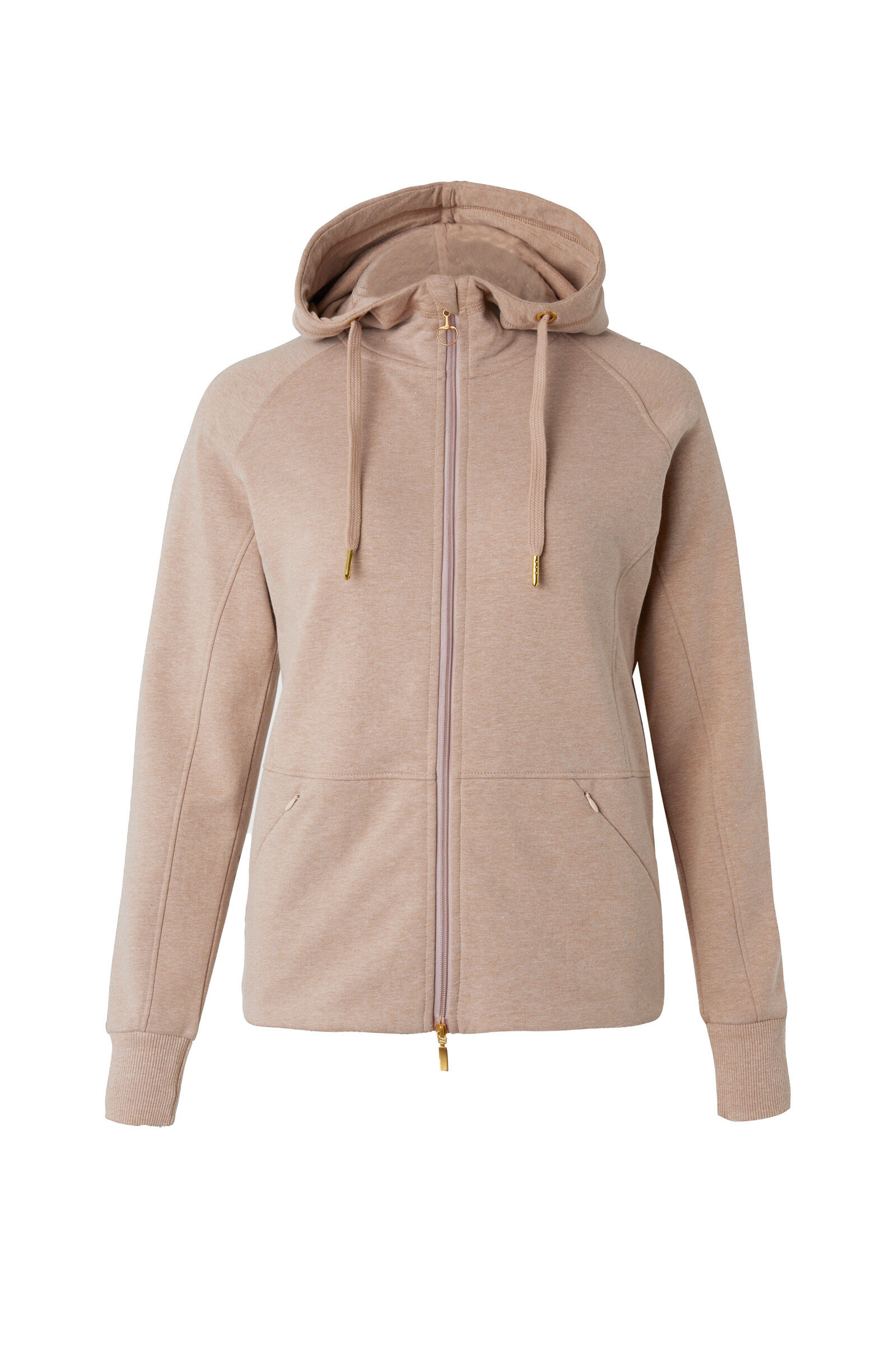 Ladies hooded sale sweatshirt jacket
