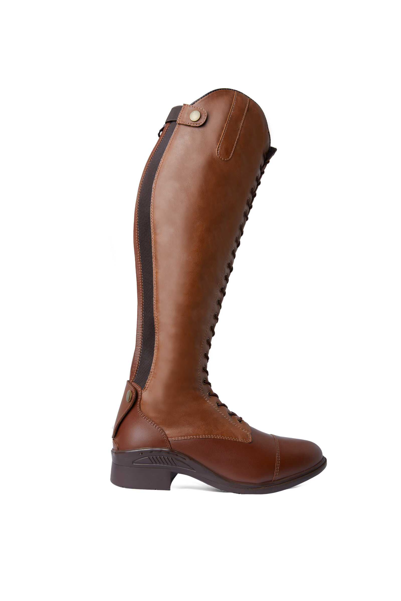 Womens brown deals leather riding boots