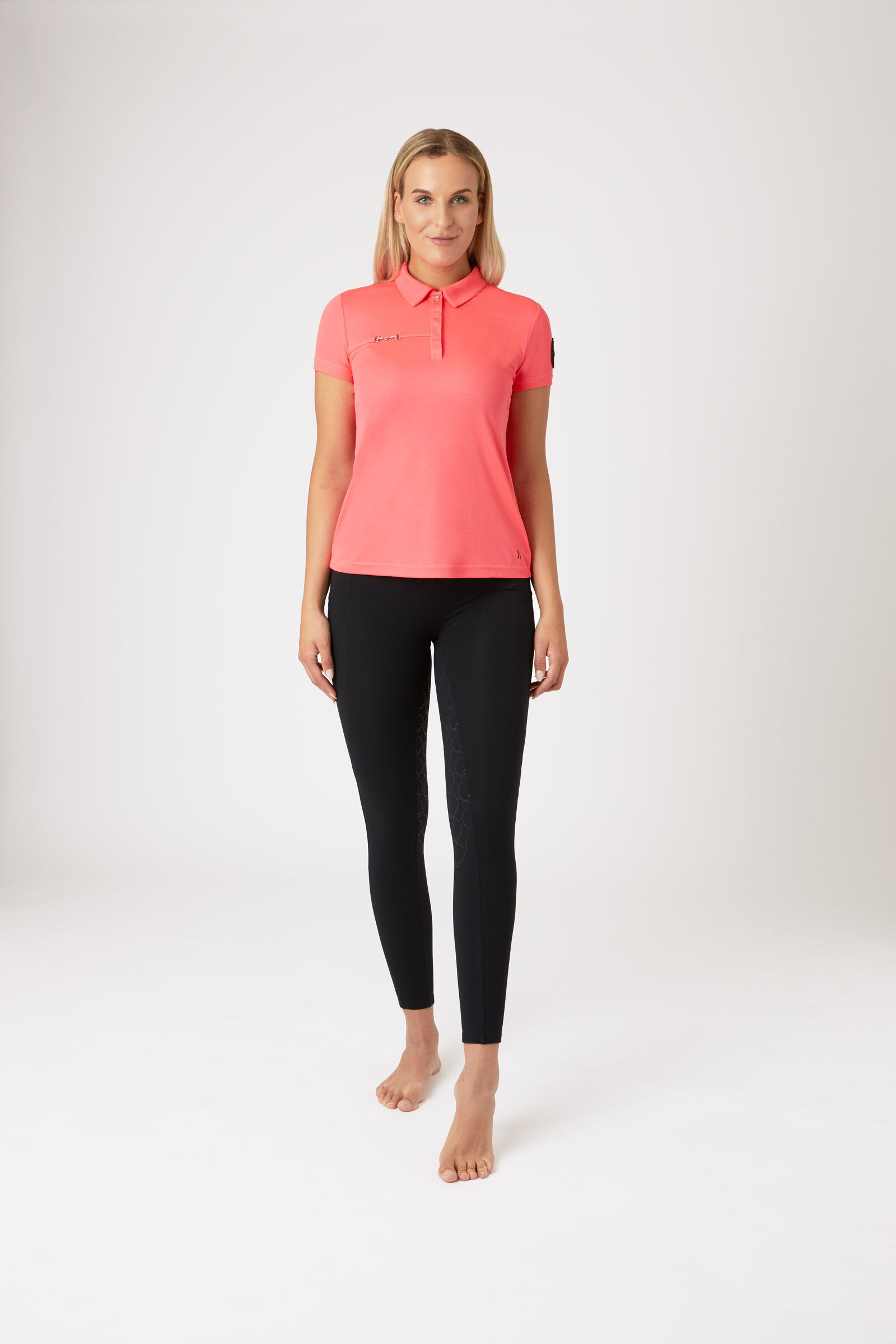 Horze Denise Women s Functional Short Sleeve Polo Shirt