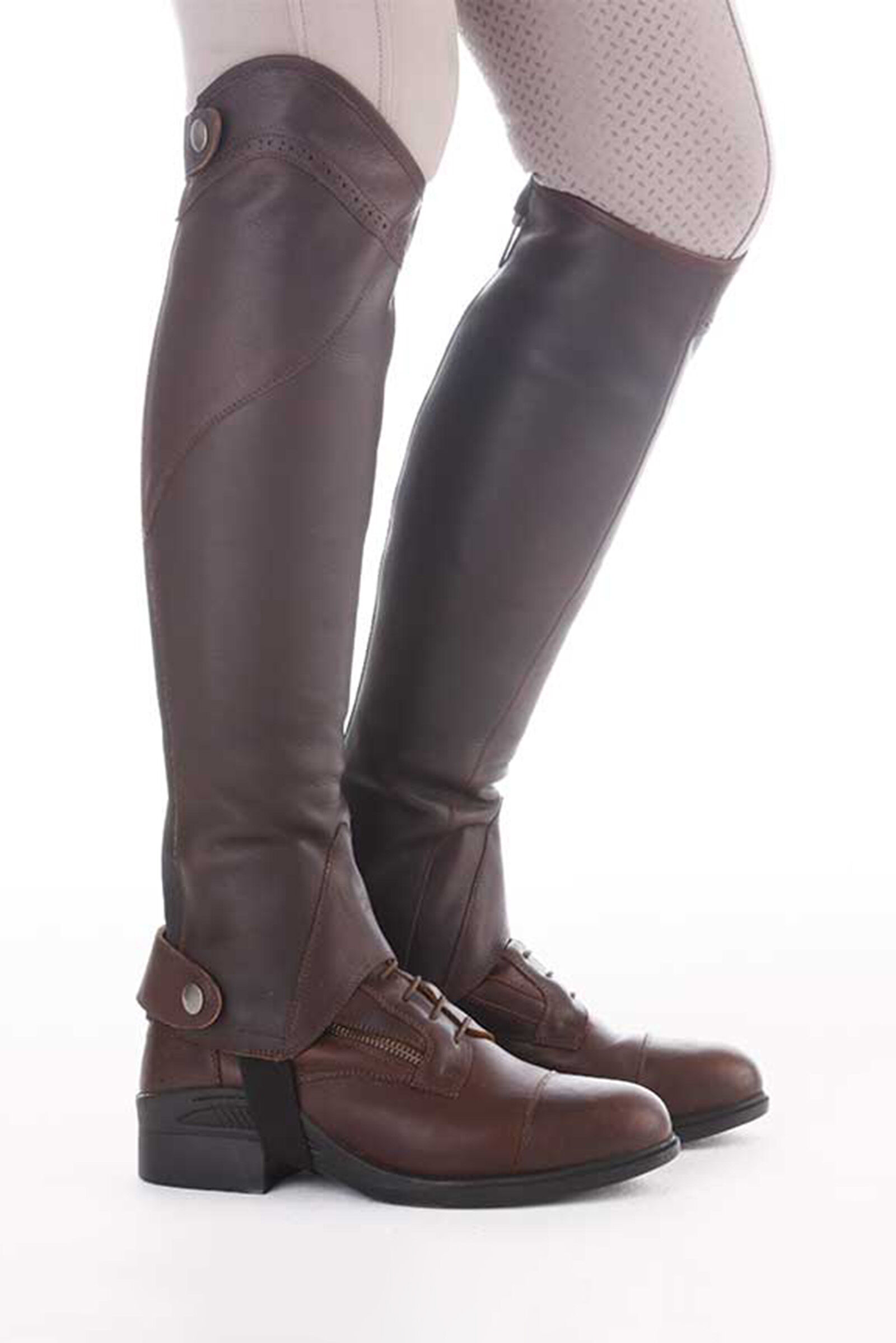 Leather 2025 boot chaps