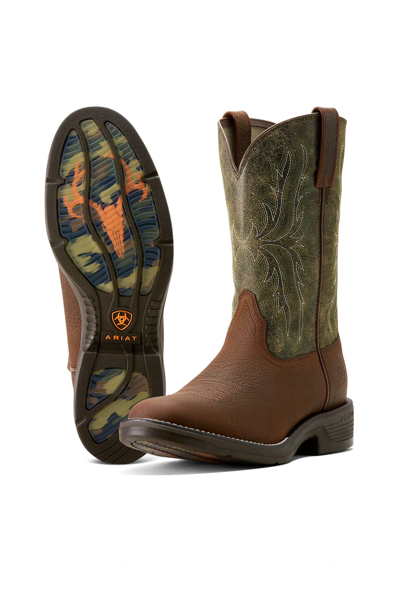 Ariat Ridgeback Round Toe Cowboy Boots