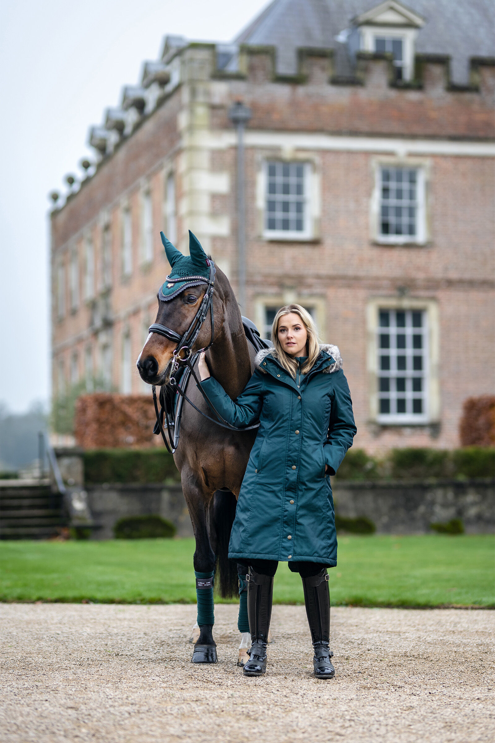 Womens waterproof clearance riding coat