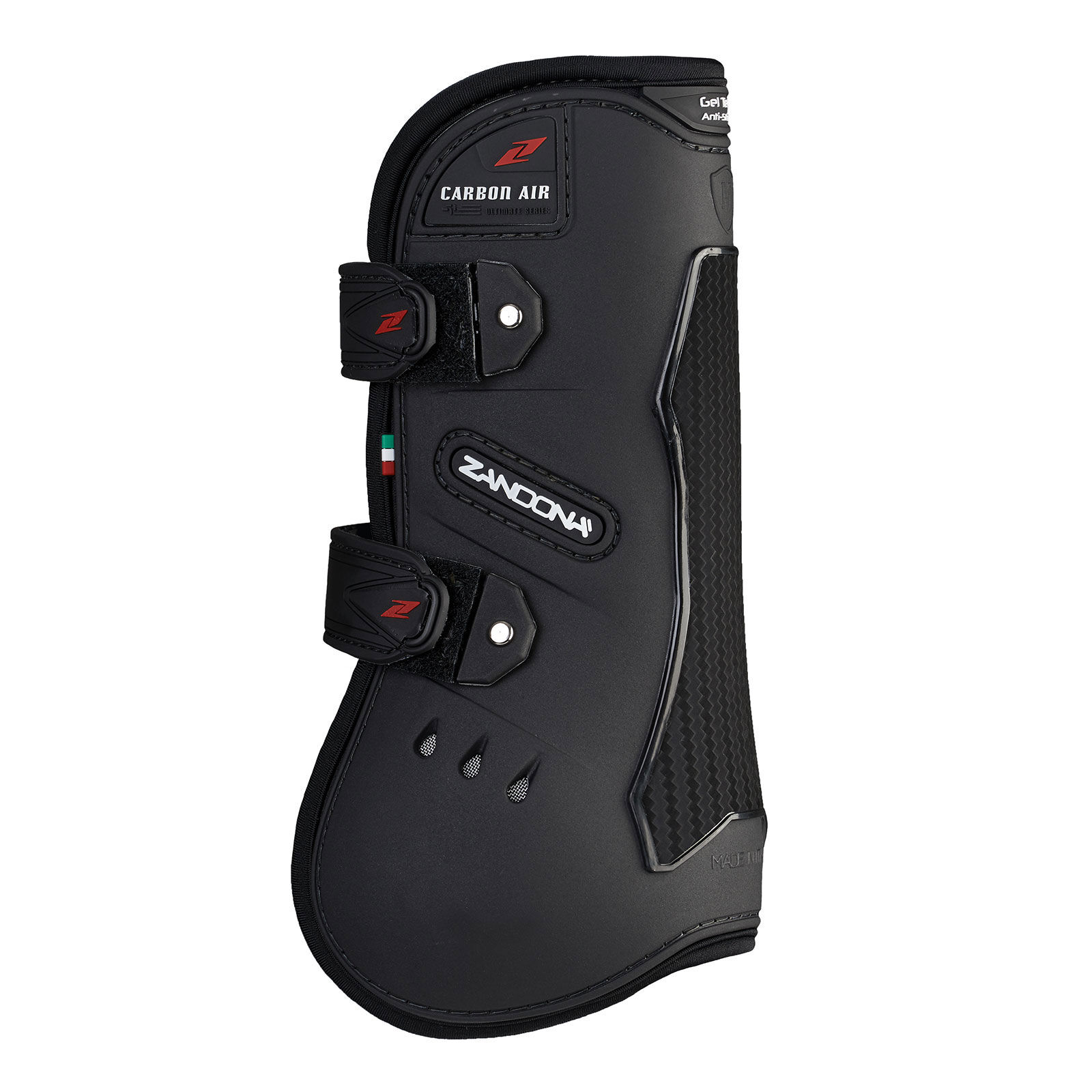 Zandona Carbon Air Tendon Boots with Hook and Loop Closure