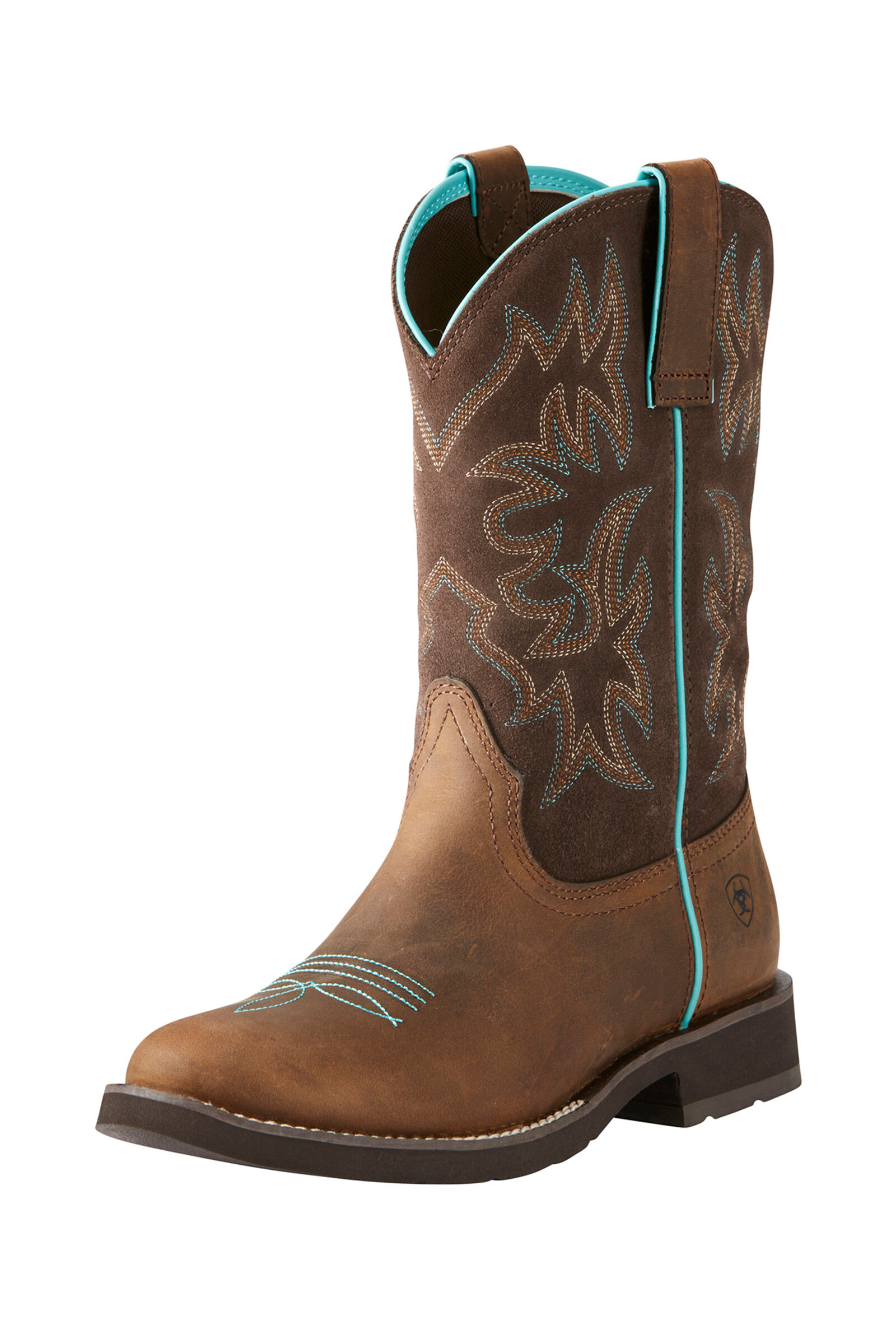 Ariat boots round toe top